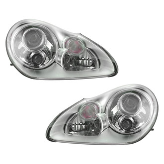 Pacific Best® - Driver and Passenger Side Replacement Headlight Set (Standard Line)