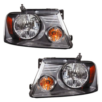 Pacific Best® - Driver and Passenger Side Replacement Headlight Set (CAPA Certified)