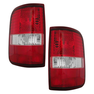 Pacific Best® - Driver and Passenger Side Replacement Tail Light Lens and Housings (CAPA Certified)