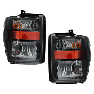 Pacific Best® - Driver and Passenger Side Replacement Headlight Set (CAPA Certified)