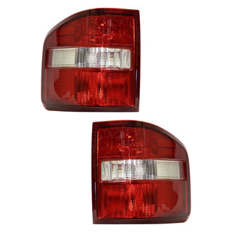 Pacific Best® - Driver and Passenger Side Replacement Tail Lights (CAPA Certified)