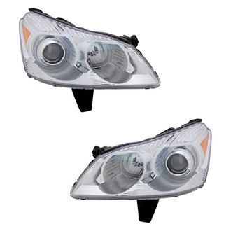 Pacific Best® - Driver and Passenger Side Replacement Headlight Set (Standard Line)
