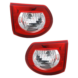 Pacific Best® - Driver and Passenger Side Inner Replacement Tail Lights (Standard Line)