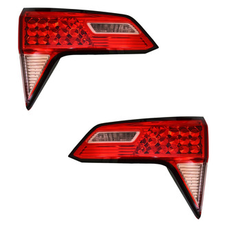 Pacific Best® - Driver and Passenger Side Inner Replacement Tail Lights (Standard Line)