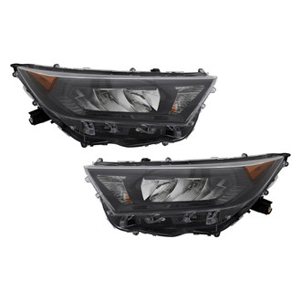Pacific Best® - Driver and Passenger Side Replacement Headlight Set (CAPA Certified)