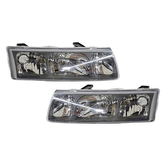 Pacific Best® - Driver and Passenger Side Replacement Headlight Set (Standard Line)