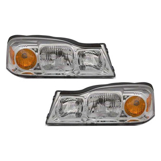 Pacific Best® - Driver and Passenger Side Replacement Headlight Set (CAPA Certified)