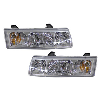 Pacific Best® - Driver and Passenger Side Replacement Headlight Set (Standard Line)