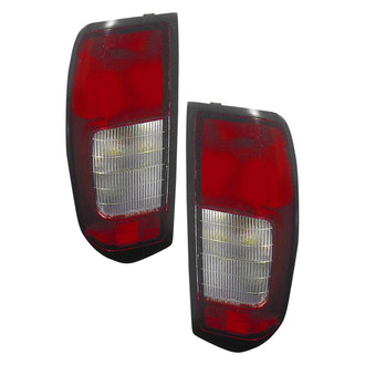 Pacific Best® - Driver and Passenger Side Replacement Tail Light Lens and Housings (CAPA Certified)