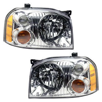 Pacific Best® - Driver and Passenger Side Replacement Headlight Set (CAPA Certified)