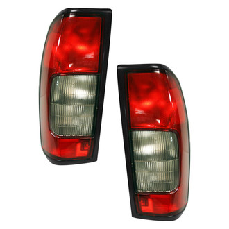 Pacific Best® - Driver and Passenger Side Replacement Tail Light Lens and Housings (Standard Line)