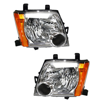 Pacific Best® - Driver and Passenger Side Replacement Headlight Set (NSF Certified)