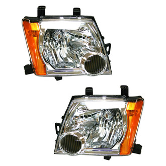 Pacific Best® - Driver and Passenger Side Replacement Headlight Set (CAPA Certified)