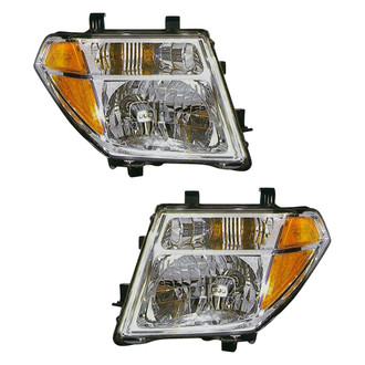 Pacific Best® - Driver and Passenger Side Replacement Headlight Set (Standard Line)