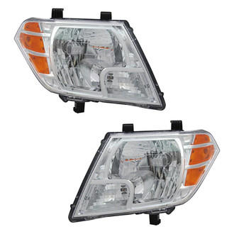 Pacific Best® - Driver and Passenger Side Replacement Headlight Set (Standard Line)