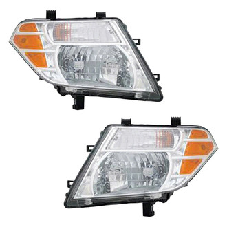 Pacific Best® - Driver and Passenger Side Replacement Headlight Set (CAPA Certified)