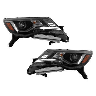 Pacific Best® - Driver and Passenger Side Replacement Headlight Set (NSF Certified)