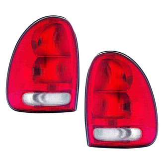 Pacific Best® - Driver and Passenger Side Replacement Tail Lights (Standard Line)