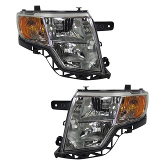 Pacific Best® - Driver and Passenger Side Replacement Headlight Set (CAPA Certified)