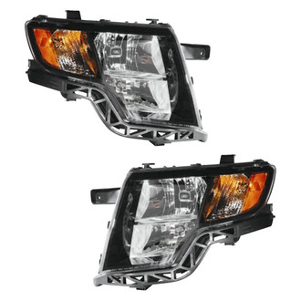 Pacific Best® - Driver and Passenger Side Replacement Headlight Set (CAPA Certified)