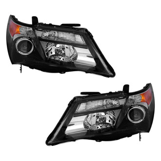 Pacific Best® - Driver and Passenger Side Replacement Headlight Set (Standard Line)