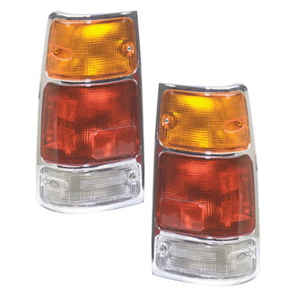 Pacific Best® - Driver and Passenger Side Replacement Tail Lights (Standard Line)