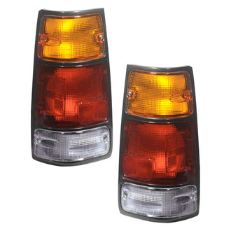 Pacific Best® - Driver and Passenger Side Replacement Tail Lights (Standard Line)