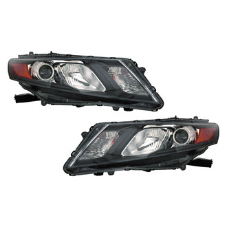 Pacific Best® - Driver and Passenger Side Replacement Headlight Set (Standard Line)