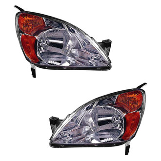 Pacific Best® - Driver and Passenger Side Replacement Headlight Set Lens and Housing (CAPA Certified)