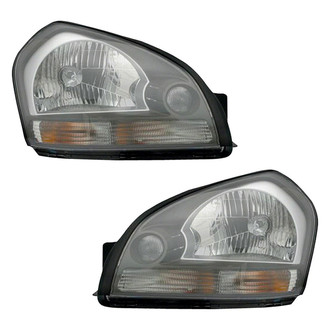 Pacific Best® - Driver and Passenger Side Replacement Headlight Set (CAPA Certified)