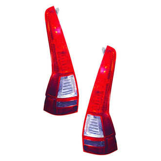 Pacific Best® - Driver and Passenger Side Replacement Tail Light Lens and Housings (Standard Line)