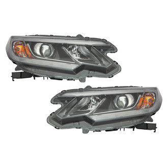 Pacific Best® - Driver and Passenger Side Replacement Headlight Set (CAPA Certified)