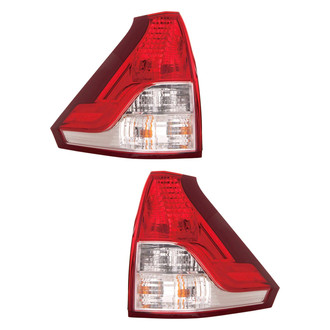 Pacific Best® - Driver and Passenger Side Lower Replacement Tail Lights (Standard Line)