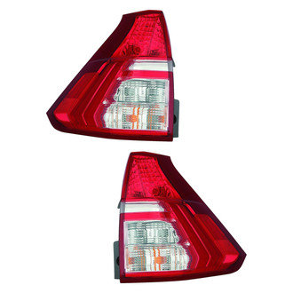 Pacific Best® - Driver and Passenger Side Lower Replacement Tail Lights (CAPA Certified)