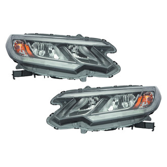Pacific Best® - Driver and Passenger Side Replacement Headlight Set (Standard Line)