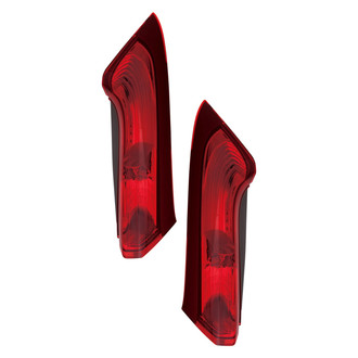 Pacific Best® - Driver and Passenger Side Upper Replacement Tail Lights (CAPA Certified)