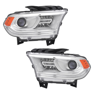 Pacific Best® - Driver and Passenger Side Replacement Headlight Set (Standard Line)