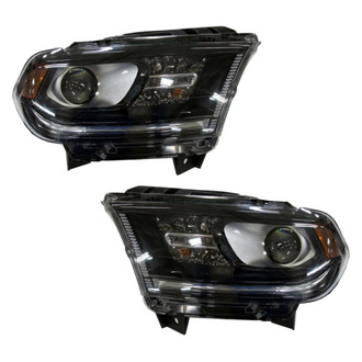 Pacific Best® - Driver and Passenger Side Replacement Headlight Set (CAPA Certified)