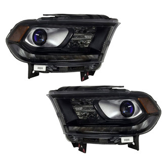 Pacific Best® - Driver and Passenger Side Replacement Headlight Set (CAPA Certified)