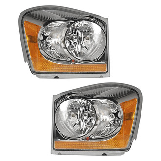 Pacific Best® - Driver and Passenger Side Replacement Headlight Set (CAPA Certified)