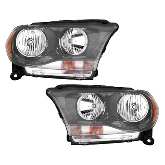 Pacific Best® - Driver and Passenger Side Replacement Headlight Set (CAPA Certified)