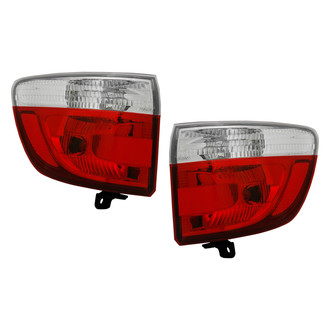 Pacific Best® - Driver and Passenger Side Outer Replacement Tail Lights (CAPA Certified)