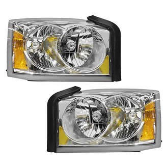 Pacific Best® - Driver and Passenger Side Replacement Headlight Set (CAPA Certified)