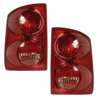 Pacific Best® - Driver and Passenger Side Replacement Tail Lights (CAPA Certified)