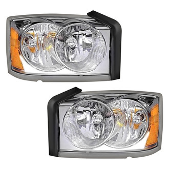 Pacific Best® - Driver and Passenger Side Replacement Headlight Set (CAPA Certified)