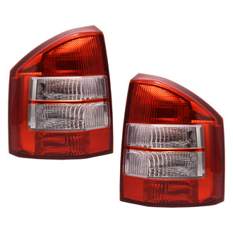 Pacific Best® - Driver and Passenger Side Replacement Tail Light Lens and Housings (Standard Line)