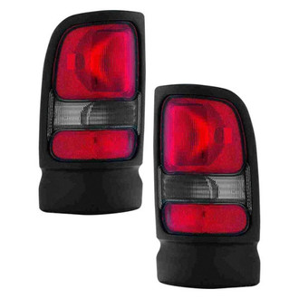 Pacific Best® - Driver and Passenger Side Outer Replacement Tail Lights (Standard Line)