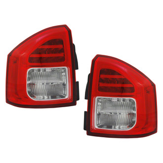 Pacific Best® - Driver and Passenger Side Replacement Tail Lights (Standard Line)