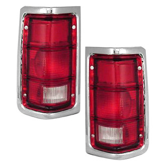 Pacific Best® - Driver and Passenger Side Replacement Tail Lights (Standard Line)