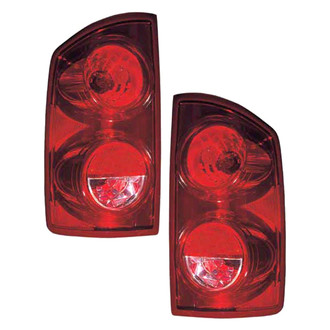 Pacific Best® - Driver and Passenger Side Replacement Tail Lights (CAPA Certified)